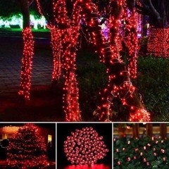 39Ft Outdoor String Lights Patio Party Yard Garden Wedding 100 LED Solar Powered