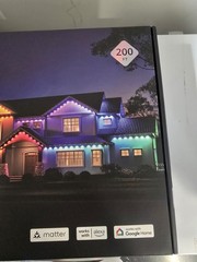 Govee Permanent Outdoor Lights Pro 200ft White Brand New- Model H706C Sealed