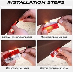 Mercedes-Benz Door Light Car LED 4Pcs Projector Ghost Shadow Lamp