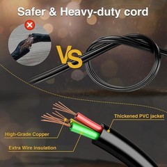 Energy Saving LED String Lights Outdoor Waterproof Warm White 30 Sockets New