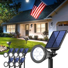 Solar Lights Outdoor Waterproof IP65,6500K Super Bright LED,2 Lighting Modes,…