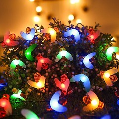 LED Solar String Lights Outdoor Garden Yard Decor Lamp Waterproof Fairy Light
