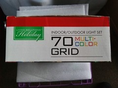 70 Indor/Outdoor Multicolor LED energy saving lights, Green wire