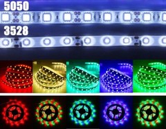 Wholesale LED Strip Lights 3528 5050 5M/10M/15M/20M RGB SMD 12V Roll Waterproof