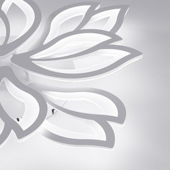 Haodengshi Modern Led Ceiling Light Fixture Dimmable 28 White Modern Flower