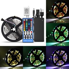 5M 5050 RGBW Cool White LED Strip Light Kit Non-Waterproof for Indoor Decoration