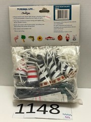 Vintage Lighthouse Blow Mold String Light Set Fun Lights Primal Lite Artline 02′