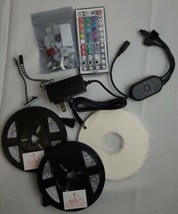 nexillumi Upgraded 40′ LED STRIP LIGHT SYSTEM(REMOTE+MIC CONTROL) MADE IN CHINA