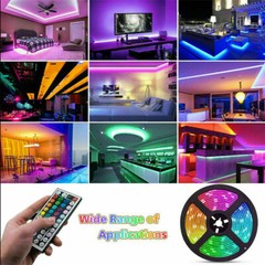 66FT Flexible 2835 RGB LED Strip Light Remote Fairy Light Room Party Waterproof