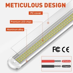 12V RV LED Interior Light Bar, 120LEDs 28W Led Strip Lights with ON/Off Switch