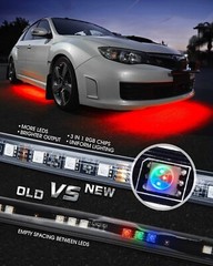 Luces Led De Colores Para Autos Iluminación Multicolor Debajo De La Carrocería
