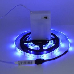 Battery Powered 5050 SMD RGB LED Strip Light Flexible Waterproof Remote Control