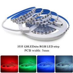 DC12V 24V 3535 RGB LED stirp 120LEDs/m RGB Flexible led Tape 1-5M non-waterproof