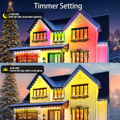 150Ft Smart RGB Outdoor Lights, Waterproof, Alexa & Google Assistant Compatible