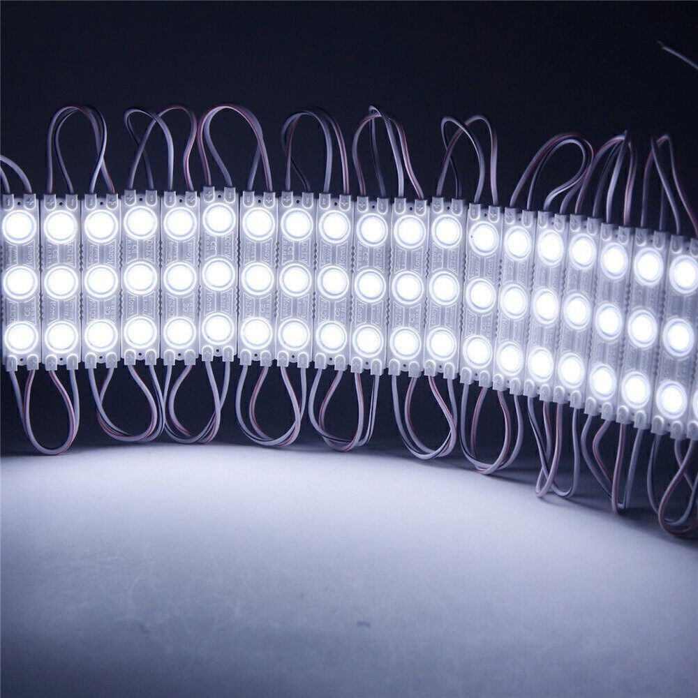 3 LEDs Module Light Advertising Sign Lamp Super Bright SMD 2835 Injection White