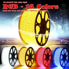 Iekov Rgb Led Strip Light Ac 110-120V Flexible/Waterproof/Multi