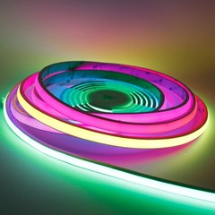 12V 24V Waterproof IP68 COB WS2811 720leds/m RGB LED Strip Light Outdoor Decor