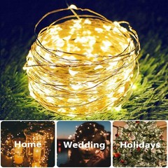 LED Solar String Lights Fairy Light Outdoor Garden Yard Decor Lamp Waterproof