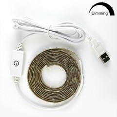 1-5M SMD 2835 5v led tape Dimmable Touch sensor white warm white USB LED strip
