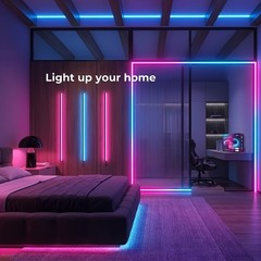 1141.73inch RGB LED Light Strip With App Control, Music Sync Color Changing