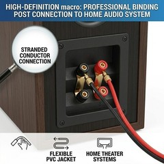 Flexible 20 AWG 2-Pin Extension Wire – 66ft Red & Black for 12V/24V Systems