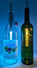 Pack of 2 LED Light Sticks for Wine Bottles Lamps Christmas Decorations 7 Colors