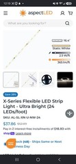 Lot of 3 Professional LED Light Strips W/ 4 Power Supplies New