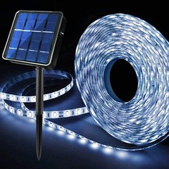Upgraded Solar LED Strip Flexible Lights 8 Lights Mode Waterproof Outdoor Decor