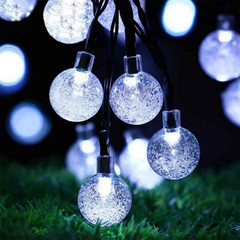 8 Modes 50 LED Solar Light Outdoor Garden Party Waterproof Ball String Lights