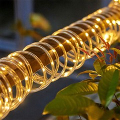 Solar String Lights Outdoor Rope Lights 100led 33ft For Garden Fence Patio Yard