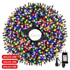 Multicolor 200/300/500 LED Christmas String Lights Waterproof Christmas Lights