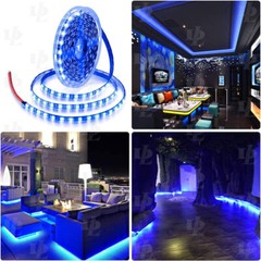 LED Strip Lights 16.4ft 5M LED Blue LED Tape Light Waterproof IP65 2850 SMD