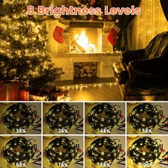 330FT 1000 LED Fairy String Lights Christmas Tree Wedding Party Outdoor Decor