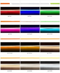 COB LED Strip Slim 4mm DC 12V Flexible LED Tape Lights For Car DIY Home Room Bar