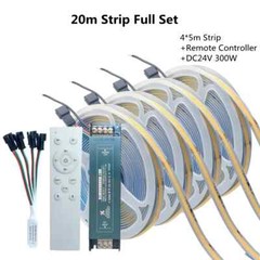WS2811 COB Running Water Flowing LED Strip Light Race Wireless Remote Controller