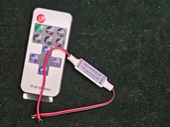 RF WIRELESS REMOTE MINI CONTROLLER RGB LED STRIP LIGHTS DIMMER 6A 5-24V DC LED