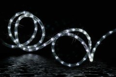 Cool White Rope Light 10′ 25 50 100 150ft, Connectable Indoor Outdoor Waterproof