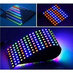 DC5V WS2812B 5050 RGB Flexible LED Panel Matrix Display Screen Addressable Light