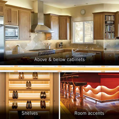 Ribbonflex Pro 24-Volt White COB 16.4 Ft. Cuttable Integrated LED Strip Light Ta