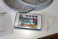 TJOY 100ft Smart LED Light Strip, 5050 RGB Rainbow Glow, Remote Controlled,
