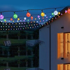 50 LED Solar String Lights Patio Party Yard Garden Wedding Waterproof Outdoor