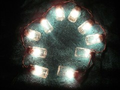 10 Clear Glass Mini Mason Jar 4′ Deco String Light Set Bulb Ornament Glow Globes