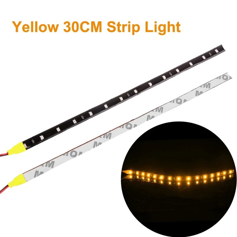 1/4/10 30CM LED Strip Lights Car Styling Decorative Ambient Light 15SMD Waterpro