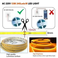 150ft 110V LED Neon Light Strip Flexible Tube Holiday Party Wedding Home Decor