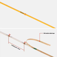 Ultra Slim 2mm 12V COB 480leds/m LED Flexible Strip light Tape Lights Bar Room
