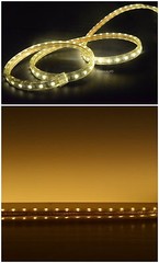 UL Listed,6.6 Feet,Warm White 3000K,Super Bright 1800 Lumen 120V Flat LED Strip