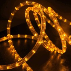 Orange LED Rope Light 10′ 25 50 100 150ft, Connectable Indoor Outdoor Waterproof