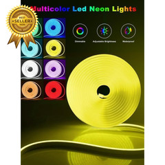 50FT RGB Neon Rope Lights, Outdoor Led Strip Lights Waterproof IP67 with Remote