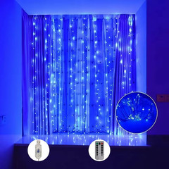 Christmas Home Decoration USB 8 Modes Fairy Garland Lights LED Curtain String Li