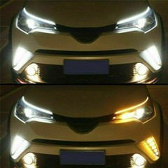 2PCS 24 Inch Car LED Strip Lights Waterproof Car Daytime Running Light Strip USA